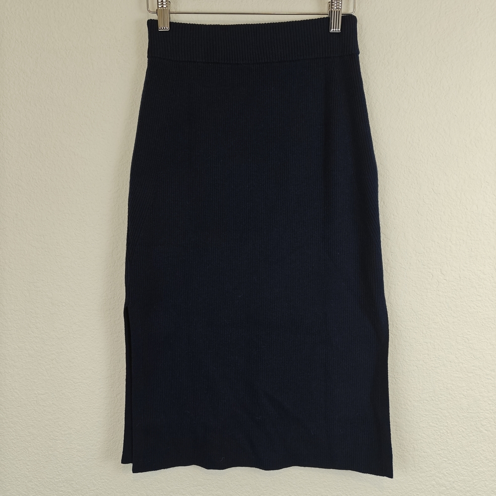 AYR Navy Ribbed Tank and Midi Skirt Set - Picture 16 of 16